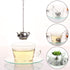 4Pcs Tea Balls for Loose Leaf, Stainless Steel Tea Infusers for Loose Tea, Tea Strainers with Chain Hook and Saucer (Silver)...