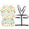 Twoworld Baby High Chair Seat Cushion Liner Mat Pad Cover and High Chair Straps (5 Point Harness) 1 Suit (Animal)...
