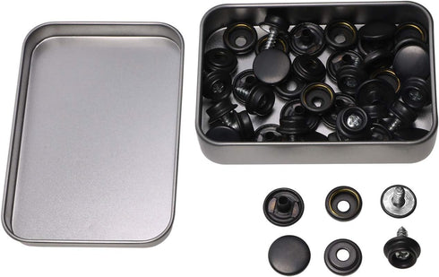 Mini Skater 20 Sets Fastener Screw Snap Stainless Steel Marine Grade Upholstery Boat Cover Buttons Fastener Kit for Furniture Canvas Fabric Boats ...
