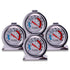 Refrigerator Freezer Large Dial Thermometer -20/80 °F Aulufft 4 pcs Classic Series Fridge Freezer Alarm Thermometer Internal Temperature Gauge for...