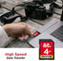 Gigastone 4GB SD Card SDHC Class 4 Memory Card for Photo Video Music Voice File DSLR Camera DSC Camcorder Recorder Playback PC Mac POS, with 1 Min...
