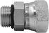 (2-PACK) 6900-06-06-O Hydraulic Adapter Fitting 3/8" Male O-Ring Boss (9/16"-18UNF)×3/8" NPSM Female Pipe Swivel (3/8"-18NPSM) Straight Joints Car...