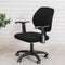 Stretchable Office Chair Seat and Back Cover Set Elastic Fit Desk Computer Chair Slipcover Removable Chair Cover Bedroom Chair Cover, Easy-Care (B...