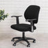 Stretchable Office Chair Seat and Back Cover Set Elastic Fit Desk Computer Chair Slipcover Removable Chair Cover Bedroom Chair Cover, Easy-Care (B...