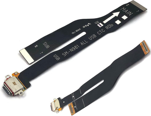 USB Charger Charging Port Dock Connector Ribbon Flex Cable PCB Board Compatible with Samsung Galaxy Note20 5G N981 N981U 6.7inch...