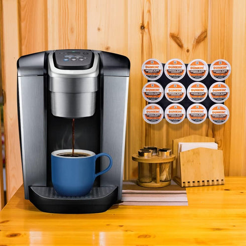 Adhesive Wall Mounted 12 Slot Coffee Pod Holder and Organizer. Space Saving Storage Rack Compatible with K Cups Saves Room in Drawers, Cupboards a...