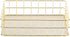 Wire Mesh Basket, Golden Desktop Metal Storage Basket Iron Grid Storage Tray Net Basket Storage Bins for Home Cosmetic Stationery (9.6 x 6.5 x 2.6...