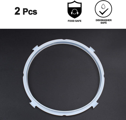 uxcell Silicone Gasket Sealing Ring for Electric Cookers, Sealing Ring Inner Diameter - 8.7 Inch, Fits 5/6 QT Models, Set of 2...