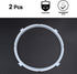 uxcell Silicone Gasket Sealing Ring for Electric Cookers, Sealing Ring Inner Diameter - 8.7 Inch, Fits 5/6 QT Models, Set of 2...