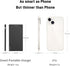 Auskang Slim Power Bank for Travel-5000mAh USB C Portable Charger Built in Cable- Airplane Safe Thin Battery Pack Compatible with iPhone16 15 Devi...