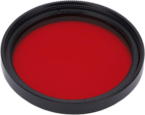 Camera Full Red Lens Filter Full Red Filter Camera Waterproof Filter Full Red Lens Filter Optical Glass for Nikon Camera Lens (40.5mm)...
