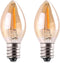 C7 LED Night Light Bulb, Classical Edison Style E12 Candle Base, 0.5 Watts LED Filament Bulb, Sign Light Replacement Bulb, 4W 5W Equivalent, Ultra...