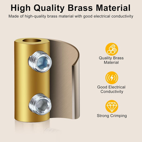 Linkstyle 10PCS 10 AWG Gauge Wire Connector Nut Kit, 60A Quick Wiring Connection Terminal, Splicing Quick Wiring Connection Terminal, Circuit Conn...