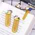 Black Cute Metal Bookmark, Cat Bookmark Reading Japanese Paper Clip Animals Kittens Book Mark Student Gift Bookmarks Office and School Supplies...