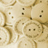 Akak Store 50 Piece Per Pack 25mm 2 Holes with Love Hearts Wood Buttons Sewing Scrapbooking Round Handmade Buttons DIY Decor Craft...