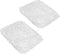 Sink Mat, 2Pcs Adjustable PVC Clear Pebble Sink Protector for Stainless Steel or Porcelain Sink, Dish Drying Mat for Bathroom Kitchen Sink Counter...