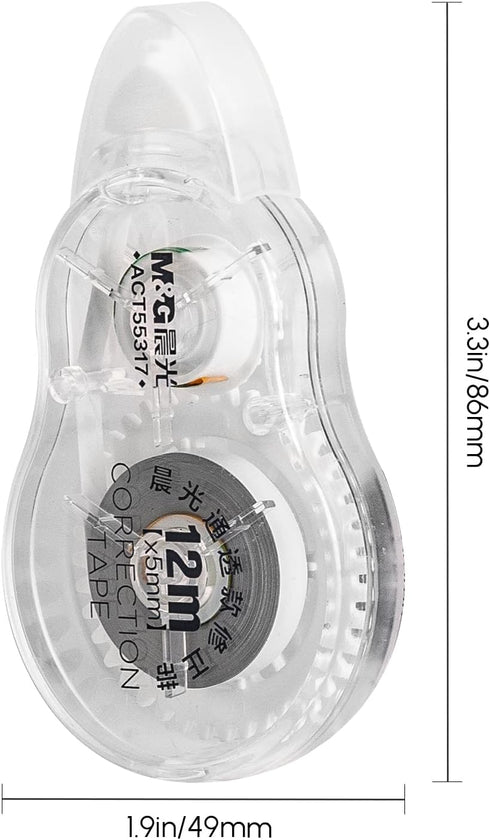 M&G 6 Pack 39FT Long Correction Tape Set, 72M/234FT White Out Correction Tape Clear Writing with No Drying Time for Office School Supplies Student...