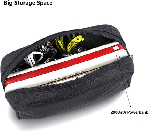 Universal Electronics/Accessories Soft Carrying Case Bag, Durable & Light-Weight,Suitable for Out-Going, Business, Travel and Cosmetics Kit (Small...