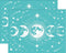 OLYCRAFT 2pcs 11x8.6 Inch Self-Adhesive Silk Screen Printing Stencil Moon Phase Pattern Mesh Transfers Cutting Stencils Reusable Washable Stencils...