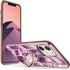 i-Blason Cosmo Snap Case Designed for iPhone 12/iPhone 12 Pro 6.1 Inch (2020 Release), Slim with Built-in 360° Rotatable Ring Holder Kickstand Sup...