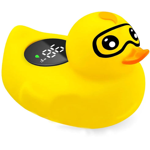 Baby Thermometer, Baby Bath Thermometer Upgrade LED Digital Bathtub Water Temperature Auto ON/Off Bathroom Safety Thermometer Yellow Duck Floating...