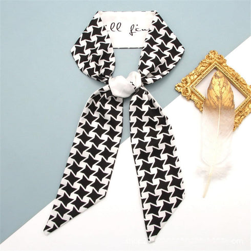 5 Pack Purse Scarf for Bags Silk Head Scarf for Hair Handbag Women Scarfs Band Hair Neck Scarves Fashion Gifts,92...