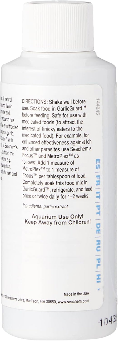Seachem Garlic Guard Fischfutter, 100 mL / 3.4 fl. oz...