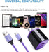 Type C Phone Charger, USB Wall Adapter Plug+6ft C Charger Cable for Samsung Galaxy S24 S23 S22 S21 S20 FE Z Flip 5 4 Z Fold5 A55 A35 A25 A15 A54 A...