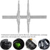 Stainless Steel Lens Wrench, Double Camera Lens Repair Wrench, Camera Lens Removal Tool for disassembling and maintaining 10 to 130mm lenses...