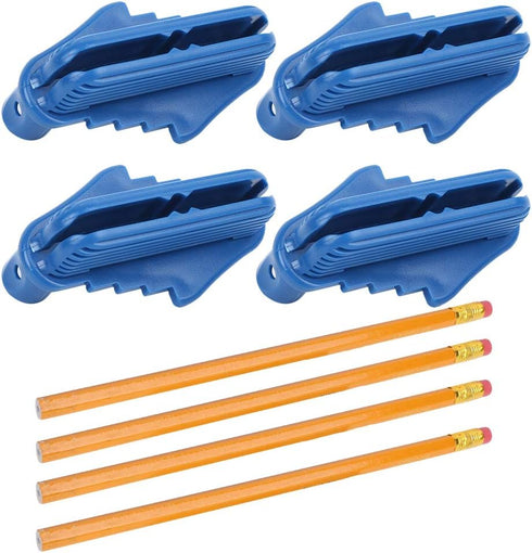 Jeanoko 4pcs Center Finder Tool Line Scriber Prcatical Woodworking Center Line Gauge Multifunctional Center Scriber Marking Tools Collet and acces...