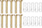 Replacement Shear Pin Kit 738-04124A for MTD Cad Snowblower - Shear Pins & Cotter Pins 714-04040 Compatible with Troy Bilt Craftsman 2-Stage 3-Sta...