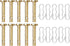 Replacement Shear Pin Kit 738-04124A for MTD Cad Snowblower - Shear Pins & Cotter Pins 714-04040 Compatible with Troy Bilt Craftsman 2-Stage 3-Sta...