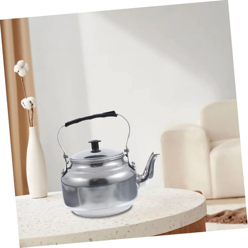Metal Teapot Hot Tea Maker Outdoor Tea Kettle Stove Safe Teapot Tea Pot Wear-resistant Stovetop Kettle Camping Kettle Induction Heater Home Suppli...