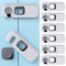 NiHome Child Proof Refrigerator Lock 6-Pack, Baby Safety Locks for Fridges, Cabinets, Drawers, Double Doors and More, French Fridge Door Lock Prot...
