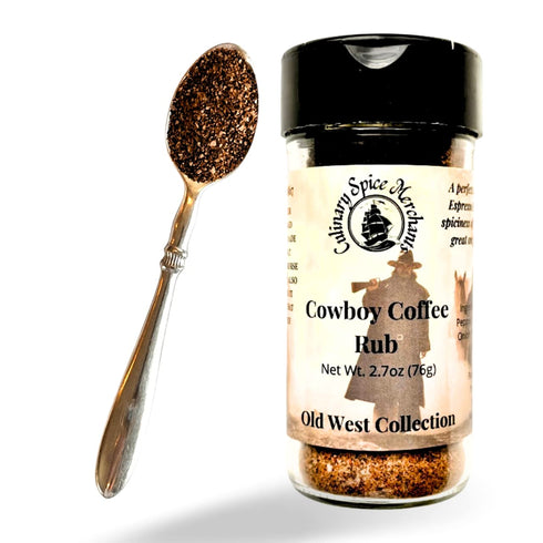 Cowboy Coffee Rub from Culinary Spice Merchants | A Robust Seasoning with Cayenne Pepper for Steaks, Chicken, Ribs...
