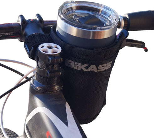 BiKase Bev Wrap: Bike Water Bottle Holder | Universal Insulated eBike Cup Holder | Removable Non-Slip Hook&Loop Fasteners and adjustable Strap | H...