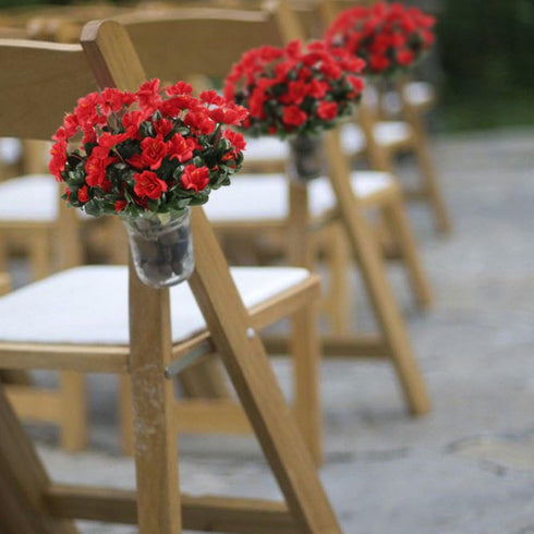 GTIDEA 4pcs Silk Flower Artificial Azalea Fake Faux Primroses Bouquet Arrangements DIY Home Garden Table Patio Wedding Party Christmas Decoration ...