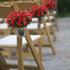 GTIDEA 4pcs Silk Flower Artificial Azalea Fake Faux Primroses Bouquet Arrangements DIY Home Garden Table Patio Wedding Party Christmas Decoration ...