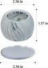 Small Ceramic Electric Toothbrush Holder Stand for Bathroom Vanity Countertop,Set of 2,Grey...