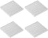 uxcell 2.5x19x19mm Silver Tone Aluminum Heatsink Thermal Adhesive Pad Cooler for Cooling 3D Printers 4Pcs...
