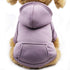Jecikelon Winter Dog Hoodie Sweatshirts with Pockets Warm Dog Clothes for Small Dogs Chihuahua Coat Clothing Puppy Cat Custume (X-Small, Purple)...