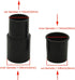 EZ SPARES 35mm to32mm & 32mm to35mm Vacuum Hose, Adapter Kit Compatible with Normal round interface Vacuum Cleaner Plastic Adaptor(2Pcs)...
