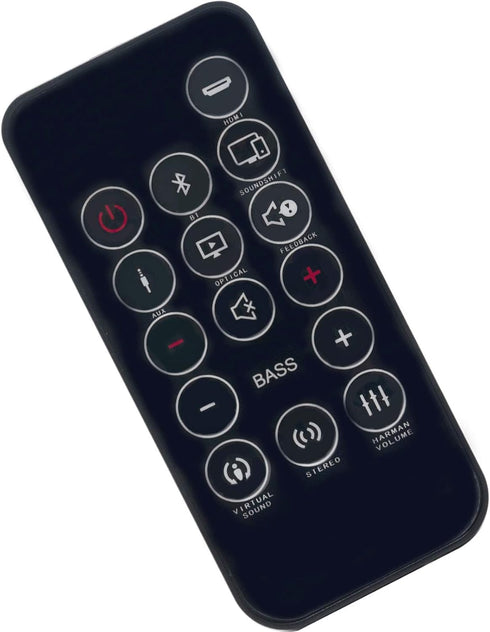 WINFLIKE Replacement Remote Control fit for JBL Cinema SB250 Soundbar Home Cinema SB350 Sound Bar Home Audio System CINEMASB250 CINEMASB350 STV250...