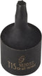 Sunex 1820s2 1/4-Inch Drive T15 Internal Star Impact Socket...