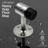 3 Inch Heavy Duty Floor Stop, Zinc Alloy Floor Mount Door Stopper with Rubber Bumper & Mounting Screws (Brushed Nickel, 2PCS)...