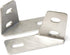 iJDMTOY 2pc Heavy Duty Stainless Steel Saddlebag Rail Support Bracket Struts Repair Kit Compatible with 1985-2008 Harley Davidson Touring Motorcyc...