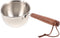 Mini Milk Warmer Pot Small Sauce Pan Stainless Steel Pot Cheese Melt Pot Butter Melting Pot with Wood handle...