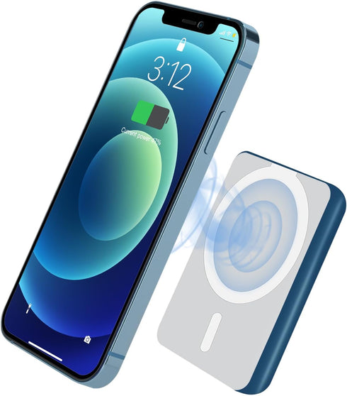 Magnetic Power Bank, 5000mAh 20W PD Wireless Fast Charging Slim Portable Charger, Only for iPhone15/Plus/Pro/Pro Max/iPhone 14/13/12 Series......