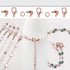 800 Pcs Jewelry Making Accessories Set with 100 Pieces Lobster Claw Clasp 200 Pieces Bead Tips Knot Covers and 500 Pieces Open Jump Ring Connector...