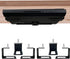 Pmsanzay (6) Laptop securely Under Desk, Laptop Holder Laptop Organizer Rack Storage Shelf, with Screws,Easy to Install, for Keyboard, Routers, Mo...